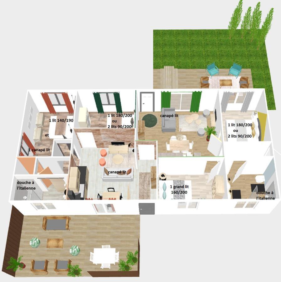 Brens  Le Cottage Duo Vigne Rouge Sauna Gaillac Entre Albi-Toulouse & Les Cottages Du Tarn מראה חיצוני תמונה